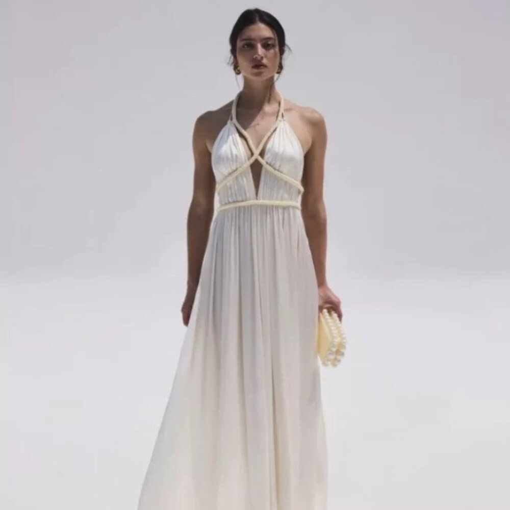 COPY - Cult Gaia Salee Satin Empire Dress